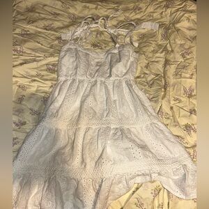 Charming White Eyelet women’s Dress